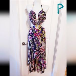 Bebe Abstract Summer Dress